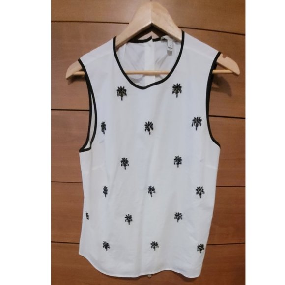J. Crew Tops - J Crew Embellished  Summer Top